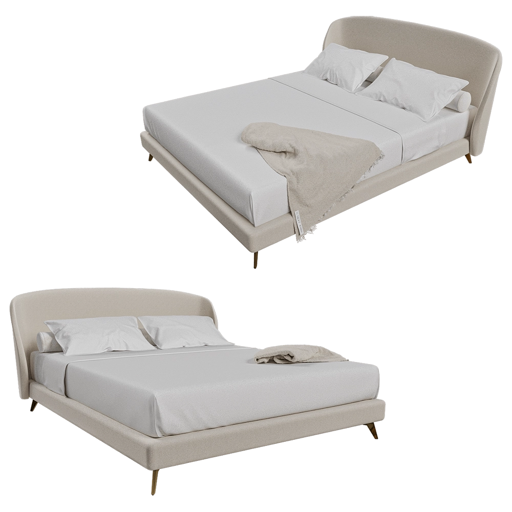 SCAPPINI HOME – Bed Wave 3D Model SCAPPINI HOME – Bed Wave 3D Model
