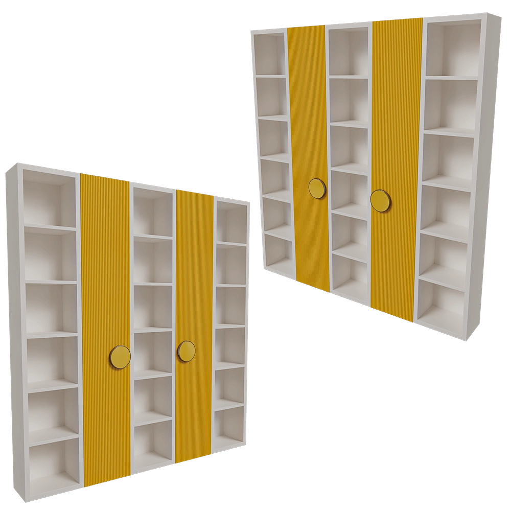 SCAPPINI HOME – Modular bookcase STAGE 3D Model SCAPPINI HOME – Modular bookcase STAGE 3D Model