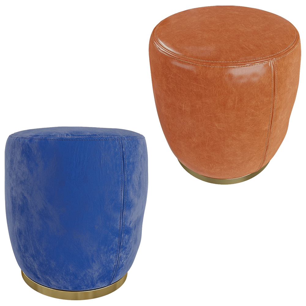 SCAPPINI HOME  – Pouf Easy 3D Model