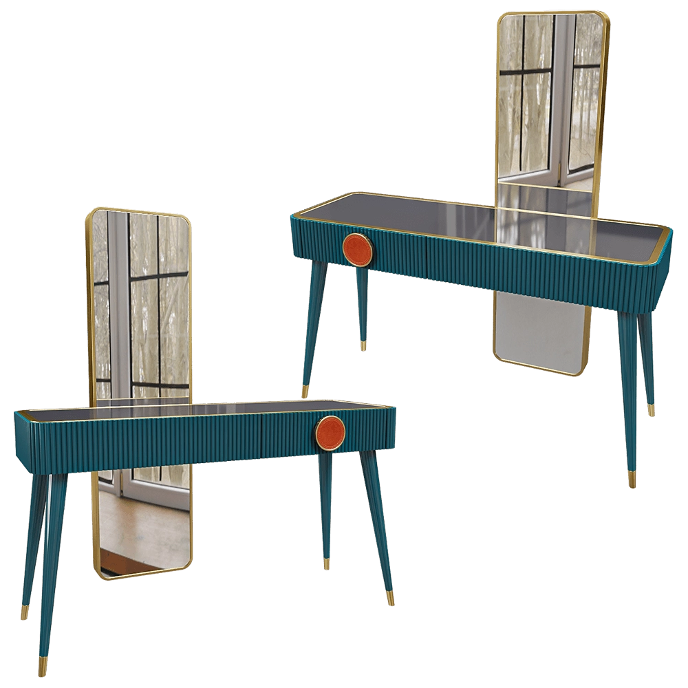 SCAPPINI HOME – Vanity desk with built-in mirror Fancy 3D Model SCAPPINI HOME – Vanity desk with built-in mirror Fancy 3D Model