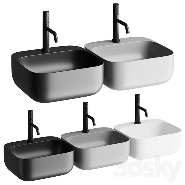 Scarabeo Ceramiche DIVA | Sink 3D Model Scarabeo Ceramiche DIVA | Sink 3D Model