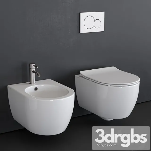 Scarabeo Ceramiche Moon Art 5520 Art 5521 3D Model Download