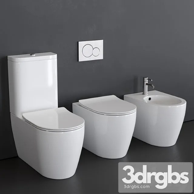 Scarabeo Ceramiche Moon Art 5522 Art 5523 Art 5526 3D Model Download