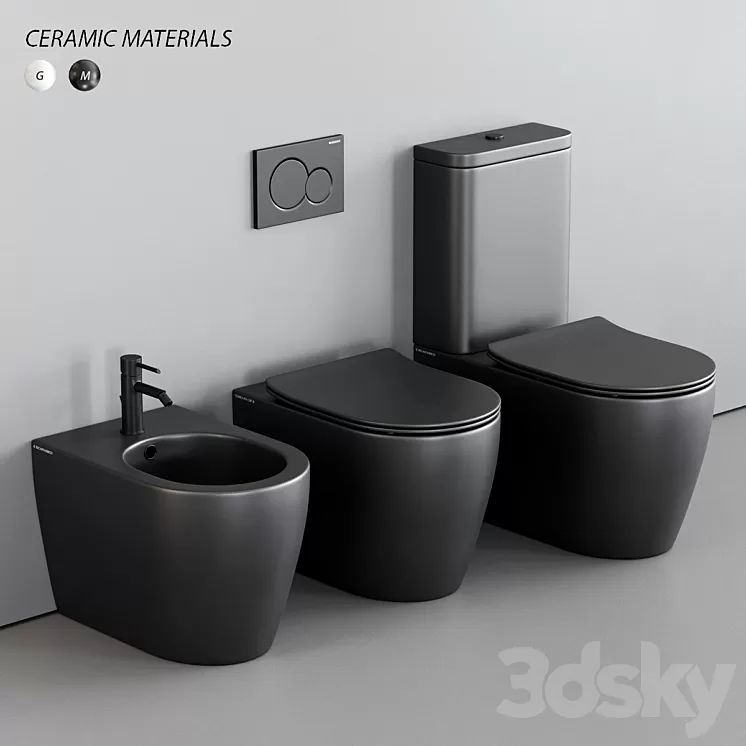 Scarabeo Ceramiche Moon WC 3D Model