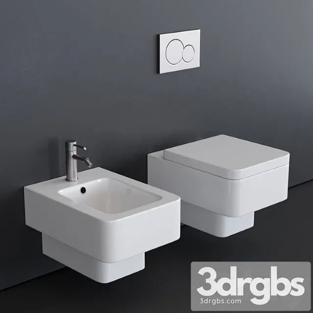 Scarabeo Ceramiche Teorema Art 8701 Art 8702 3D Model Download