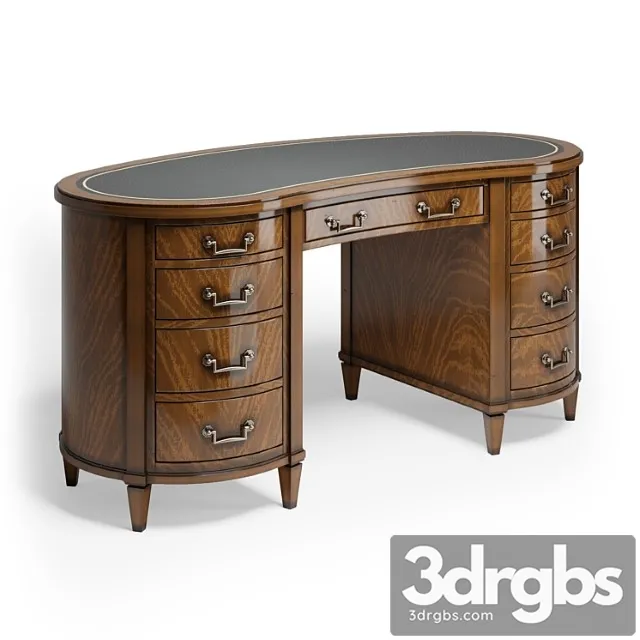 Scarborough house kidney desk sh21-072404 2 3D Model Download