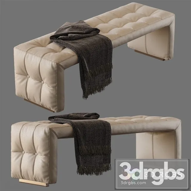 Scarlett Bench 3D Model Download