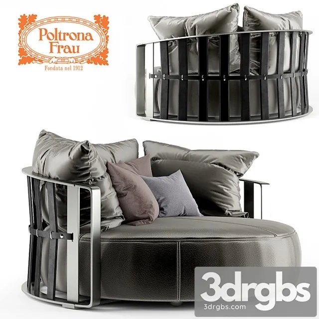 Scarlett Divano Poltrona Frau 3D Model Download