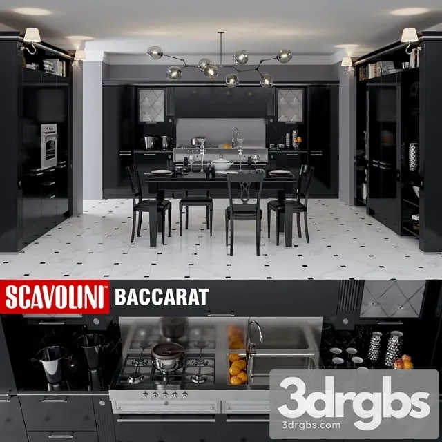 Scavolini Baccarat 5 3D Model Download Scavolini Baccarat 5 3D Model Download