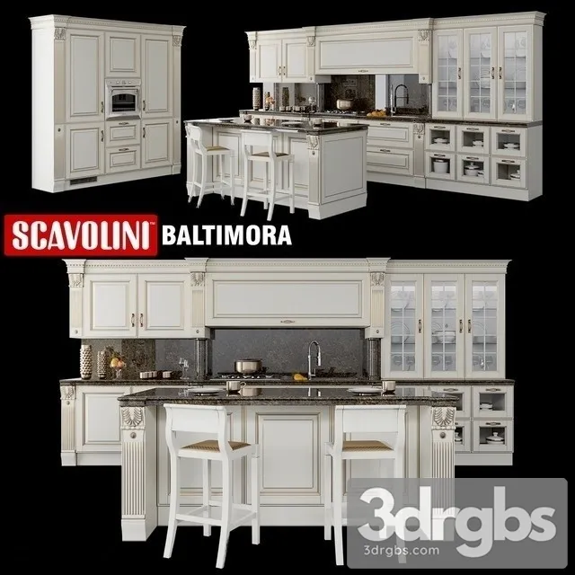 Scavolini Baltimora 3D Model Download Scavolini Baltimora 3D Model Download