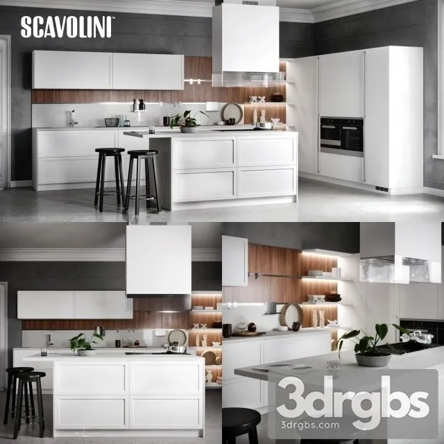 Scavolini Carattere 3D Model Download Scavolini Carattere 3D Model Download