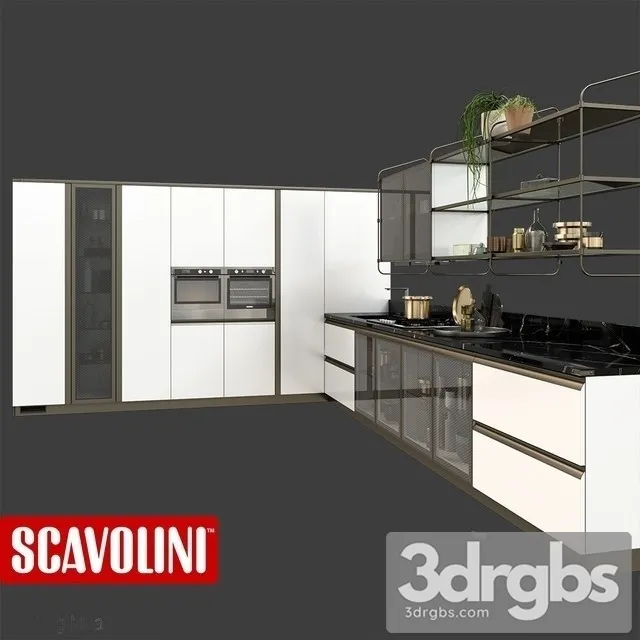 Scavolini Diesel Open Workshop 3D Model Download Scavolini Diesel Open Workshop 3D Model Download