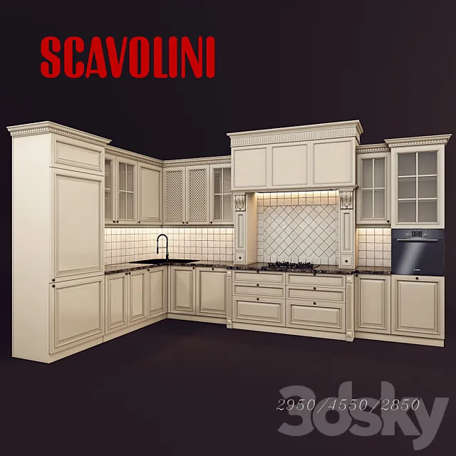Scavolini kitchen model 3DModel
