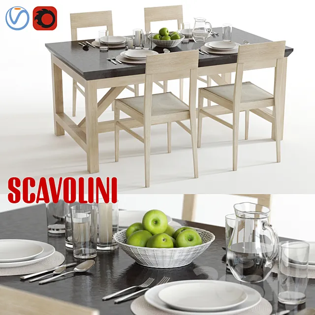 scavolini social floating and happening 3D Model scavolini social floating and happening 3D Model