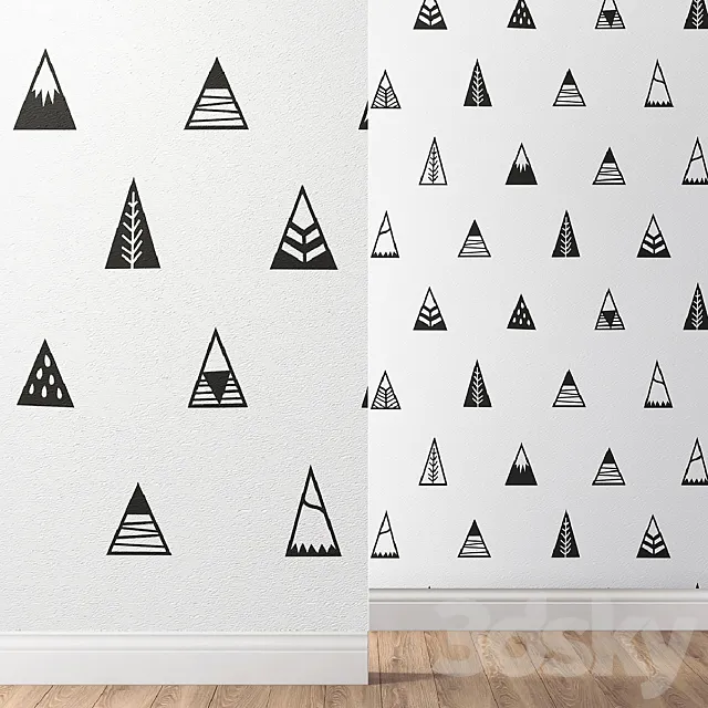 Scene from the Scandinavian style Kenna Sato Designs 3D Model Scene from the Scandinavian style Kenna Sato Designs 3D Model