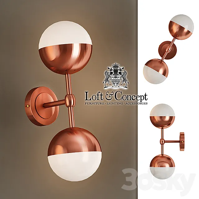Scepter Copper Light Bra Duos 3D Model