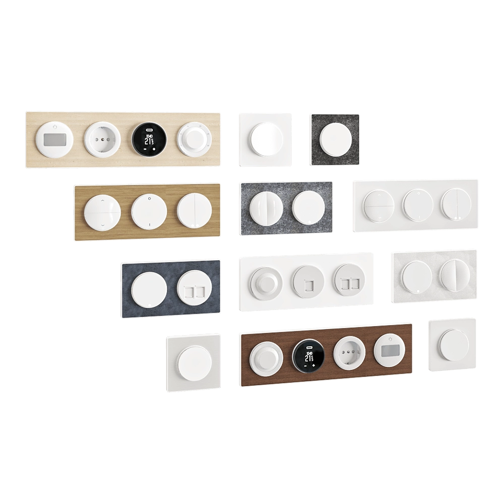 Schneider Electric – Sockets and switches Odace 3D Model