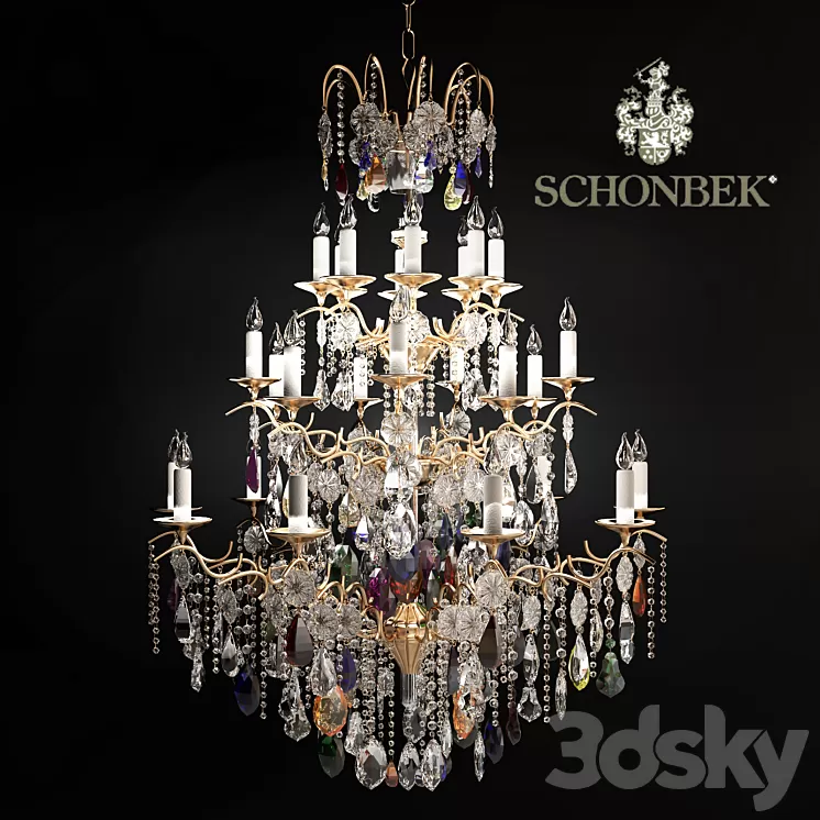 Schonbek Clear-5782 3D Model Schonbek Clear-5782 3D Model