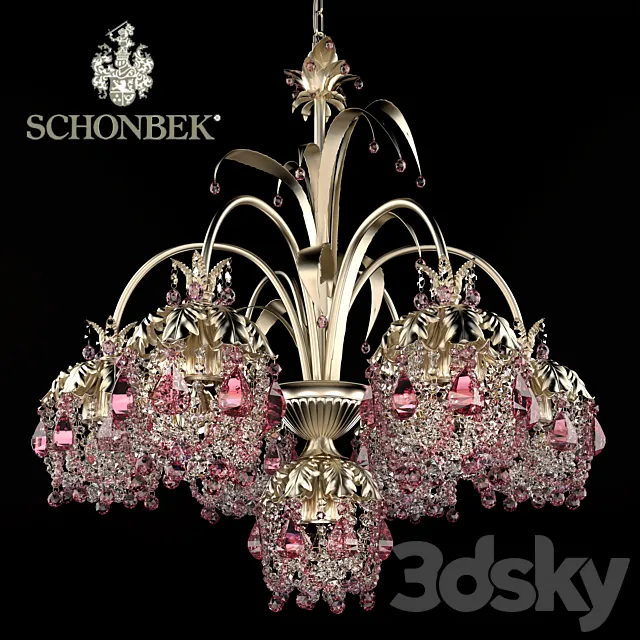 Schonbek Rondelle chandelier 1267 3DModel
