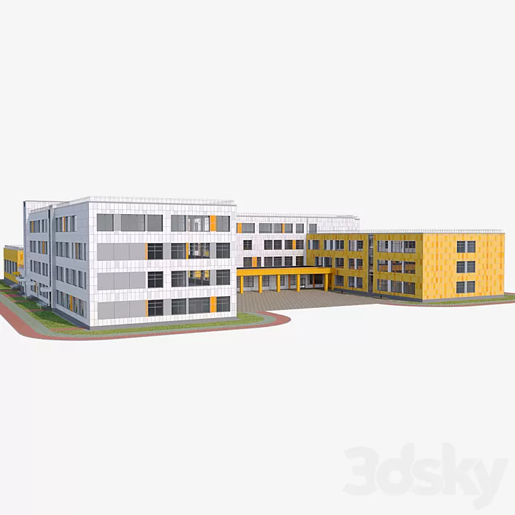 School 3D Model