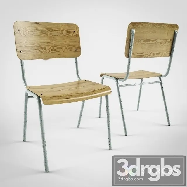 School Chair 3D Model Download School Chair 3D Model Download