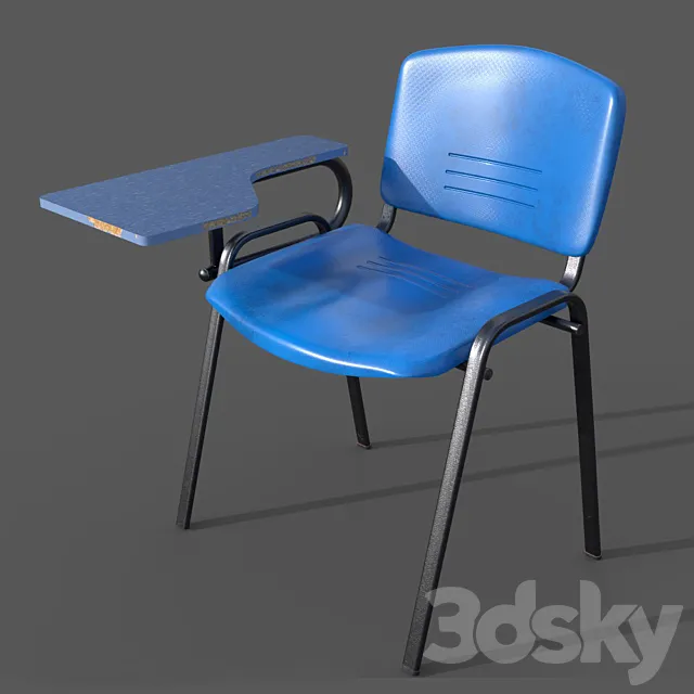 School chairs 3D Model
