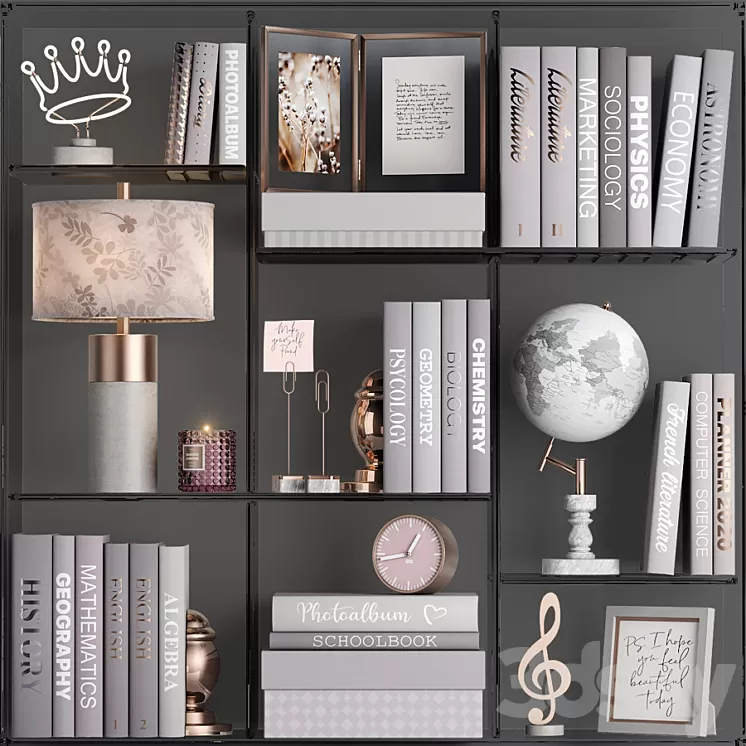 SCHOOL DECOR SET 3D Model