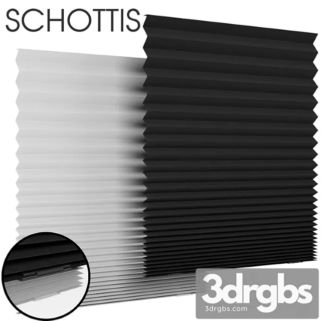 Schottis block-out pleated blind Schottis block-out pleated blind