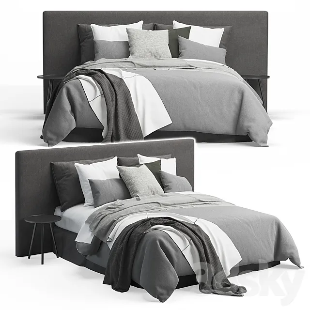 Schramm bed 3D Model Schramm bed 3D Model