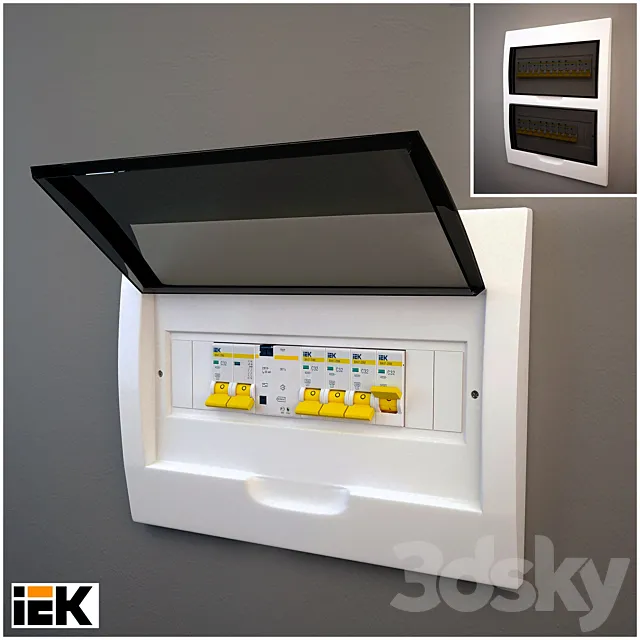 SCHRV-P-12 IP41 IEK 3DModel SCHRV-P-12 IP41 IEK 3DModel