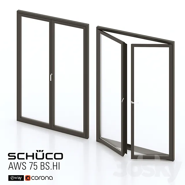 SCHUCO AWS 75 BS.HI 3DModel