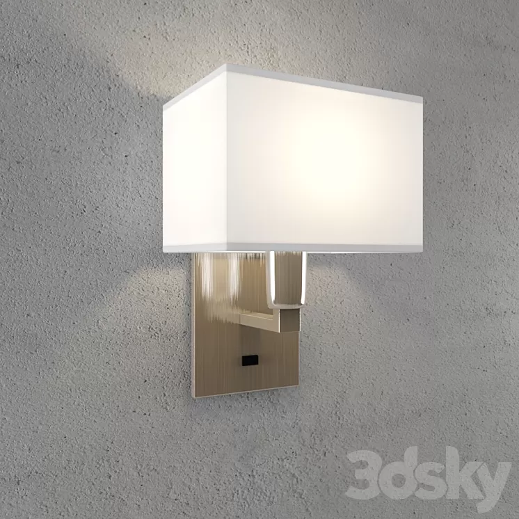 Sconce ArteLamp HALL A9248AP-1AB 3D Model Sconce ArteLamp HALL A9248AP-1AB 3D Model