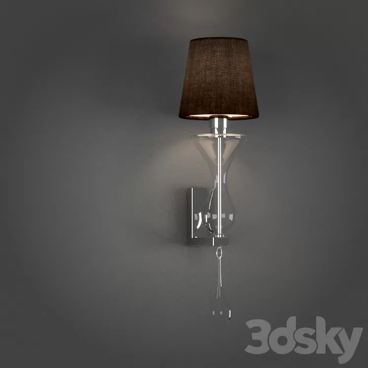 Sconce AVMazzega BRANDY 902001 3D Model Sconce AVMazzega BRANDY 902001 3D Model