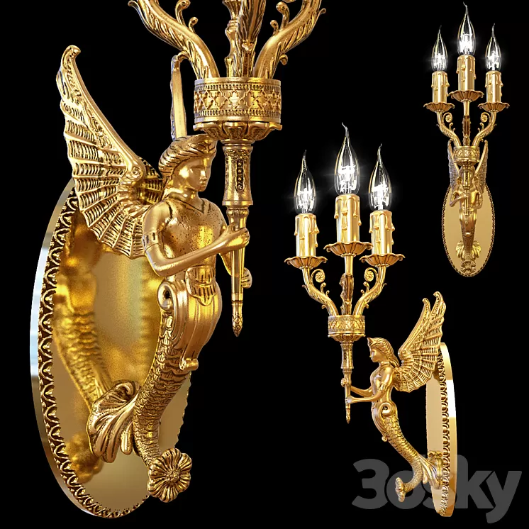 “Sconce Bronzaway “”GRACE””” 3D Model