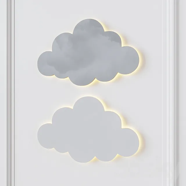Sconce Cloud and Cloud 3D Model