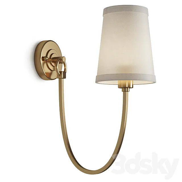 Sconce Dantone Home Virginia 3D Model Sconce Dantone Home Virginia 3D Model