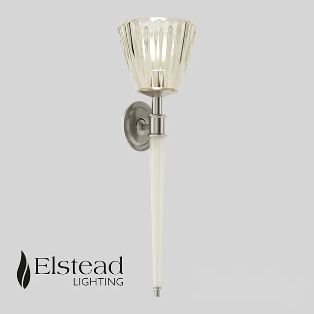 Sconce Elstead Bath Agatha bn 3D Model Sconce Elstead Bath Agatha bn 3D Model
