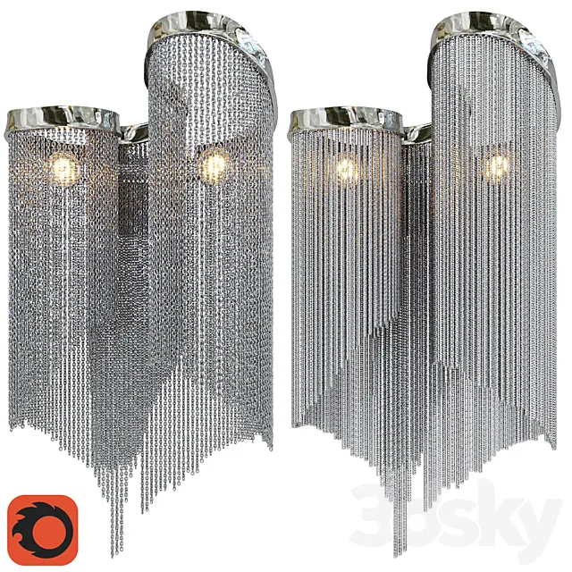 Sconce Favorite 1156-2W Multivello 3D Model