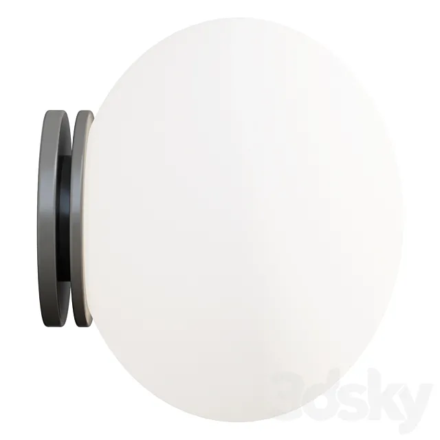 Sconce FLOS GLO-BALL MINI WAND- EN PLAFONDLAMP wall light 3D Model Sconce FLOS GLO-BALL MINI WAND- EN PLAFONDLAMP wall light 3D Model