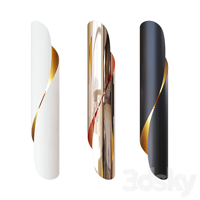 Sconce Galla Wall Light 3D Model Sconce Galla Wall Light 3D Model
