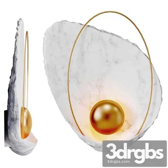 Sconce ginger & jagger pearl wall lamp 3D Model Download