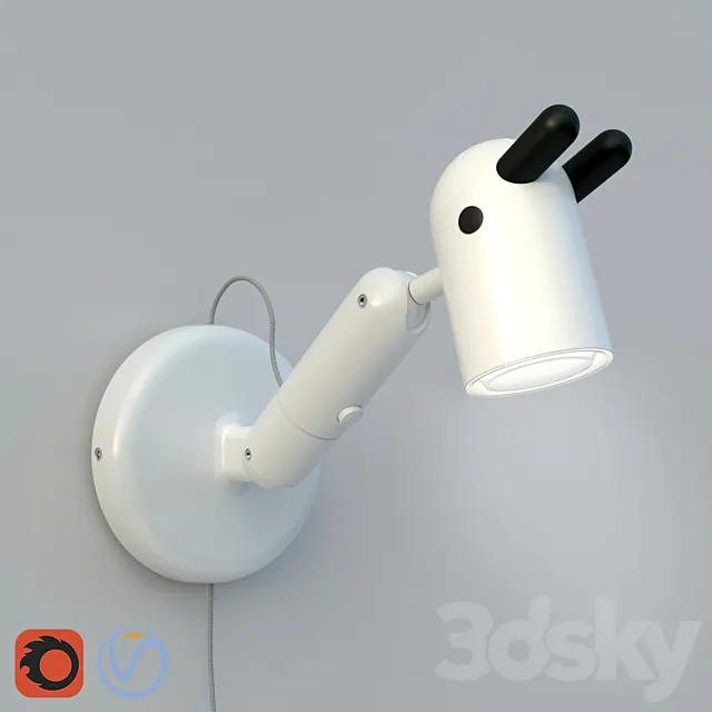 Sconce Ikea Krux 3D Model