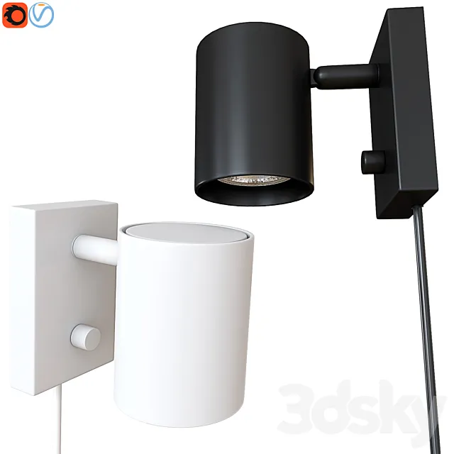 Sconce IKEA NYMÅNE 3D Model