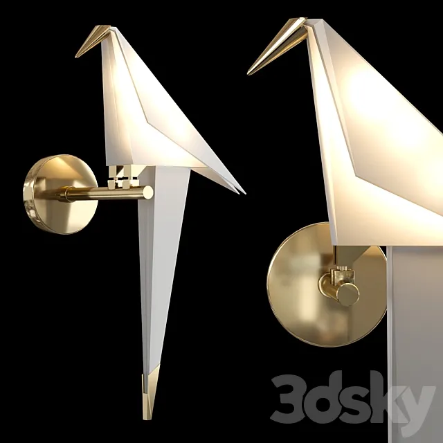 Sconce IVY Bird 3DModel