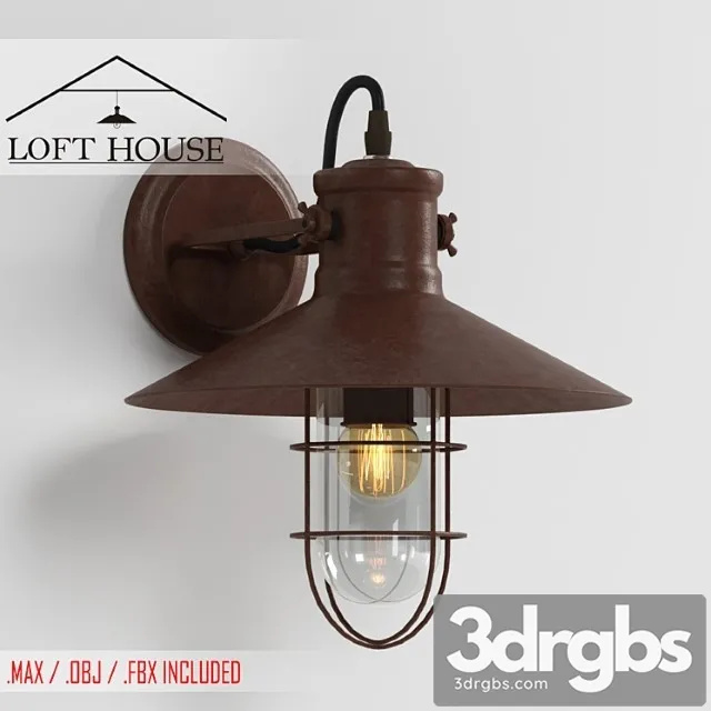 Sconce Loft House W 114 3D Model Download
