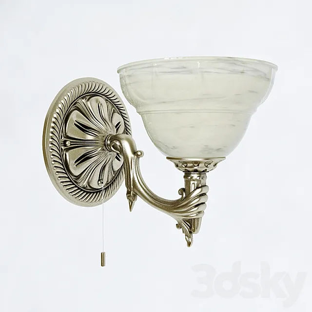 Sconce Marbella Eglo 85859 3D Model Sconce Marbella Eglo 85859 3D Model