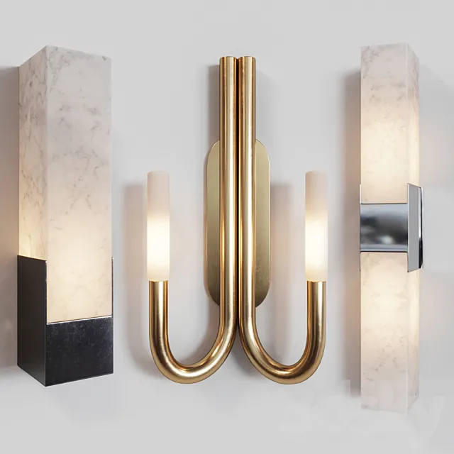 Sconce set by Kelly Wearstler 3DModel