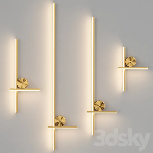 Sconce STICH Lampatron 3D Model Sconce STICH Lampatron 3D Model