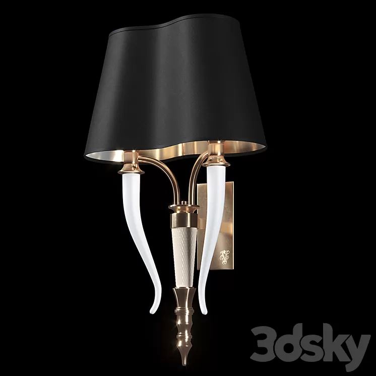 Sconce Visionnaire (IPE Cavalli) Esmeralda 3D Model Sconce Visionnaire (IPE Cavalli) Esmeralda 3D Model