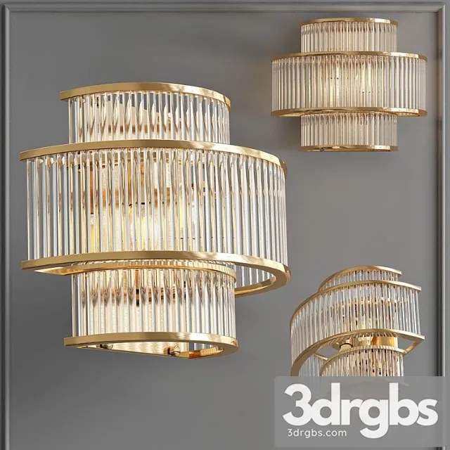 Sconce Wall Lamp Mancini Bronze 3D Model Download